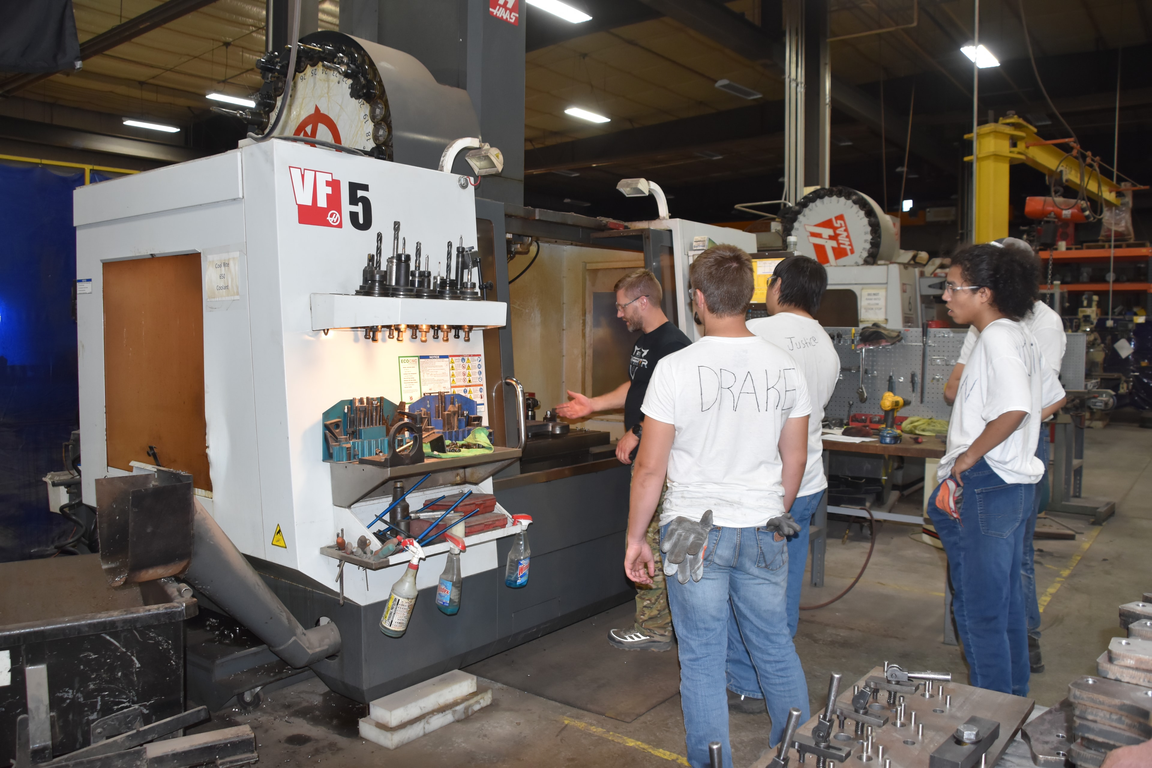 Iron Warrior Academy student learning foundry and manufacturing skills