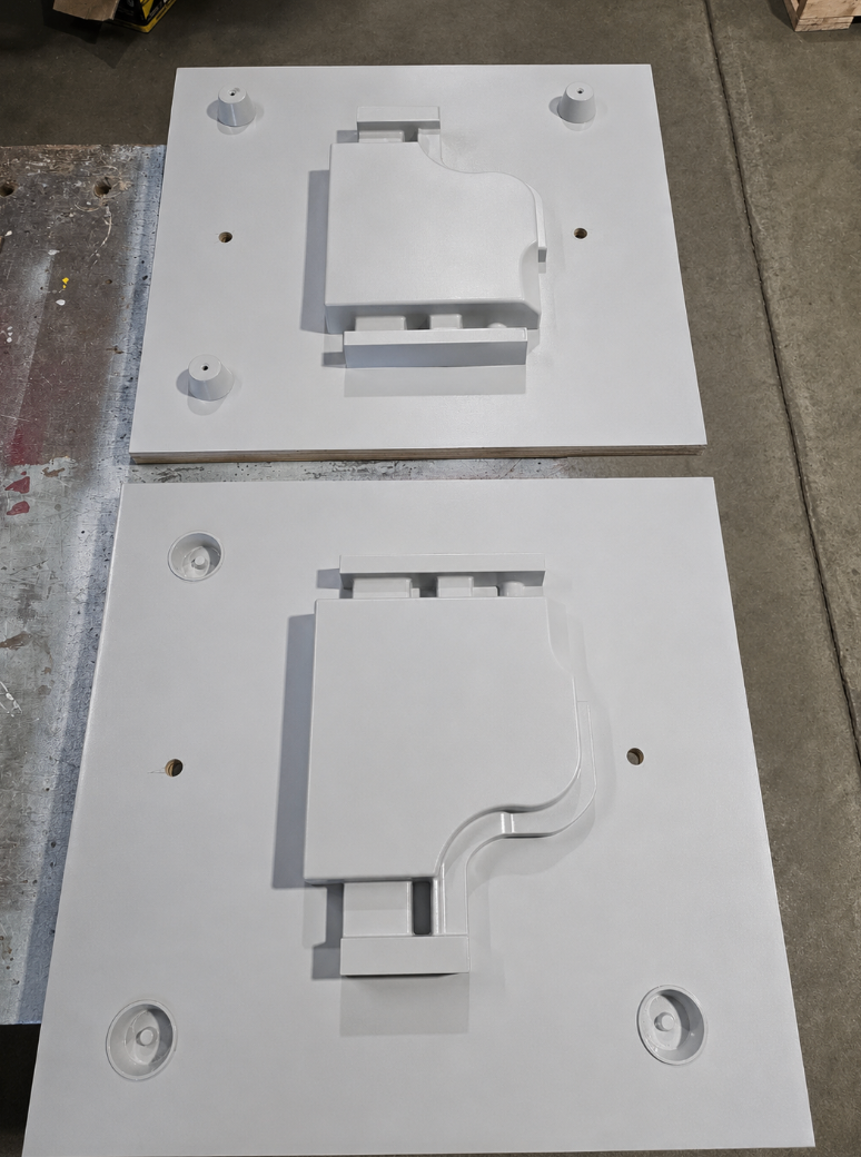 Matched flat core box pair at Spartan Pattern
